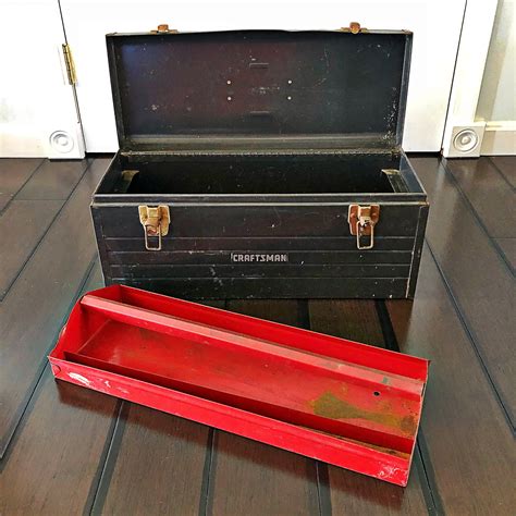 how to outfit a small metal tool box|decorating antique tool boxes.